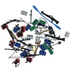Vintage 1980's-90's G.I. JOE & A-TEAM  ACTION FIGURE PARTS AND ACCESSORIES LOT!