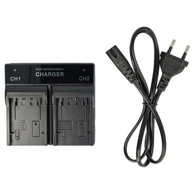 Akku Ladegerät für Sony Handycam AC-VQP10 BC-TRP DCR-DVD105 8,4V Dual
