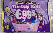 Tootsie Roll Easter Eggs Candy Coated Great For Egg Stuffing 1ea 3.14oz Bag-NEW