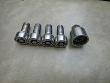 2000-2025 Oem Volkswagen Wheel Locking Lug Nut With Caps And Key 2000-2025 Oem Volkswagen Wheel Locking Lug Nut With Caps And Key