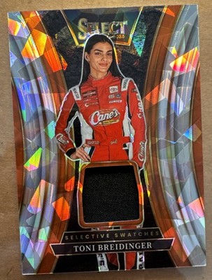 2025 Panini Select - Selective Swatches Toni Breidinger #SS-TBR Ice Prizm (MEM)