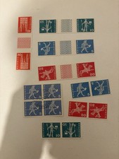 Schweiz HELVETIA Trachten Briefmarkenheftchen & Zusammendrucke, Posten