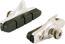 COPPIA PATTINI FRENO BICI CORSA 55 mm ALLUMINIO COMPATIBILE SHIMANO