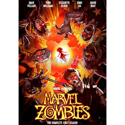 DVD Marvel Zombies (2024) Animation Action Horror English Audio All Region