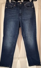Universal Thread NWT High-Rise 90s Slim Straight Jeans Women Sz 8/29S Dark Wash