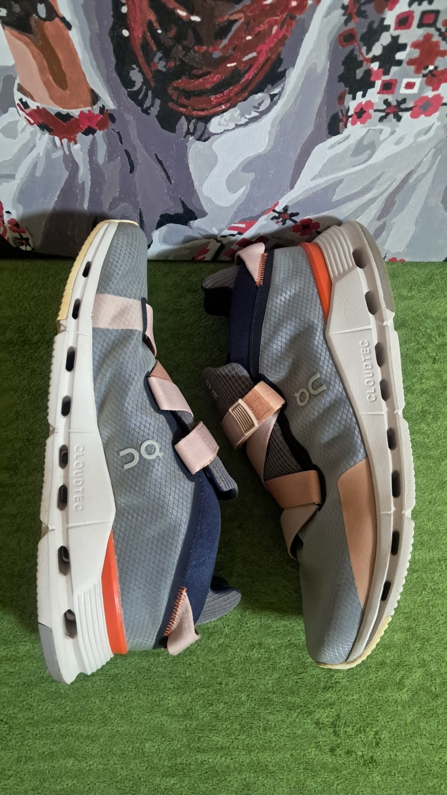 On Cloud Cloudnova Wrap Sneakers. Size 42/8/10 Women's Running Shoes Grey Pearl image 8
