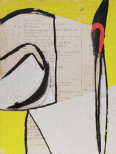 TOMMASO CASCELLA: Pezzo Unico (T.M. + Collage), Firmato con Autentica. STUPENDO!