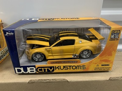 Jada Toys Dub City Kustoms Ford Mustang GTR Concept Blue W/white
