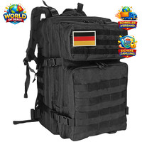 MilitäR Rucksack 45L Wasserdicht Taktisch Molle Survival Backpack FüR Wandern