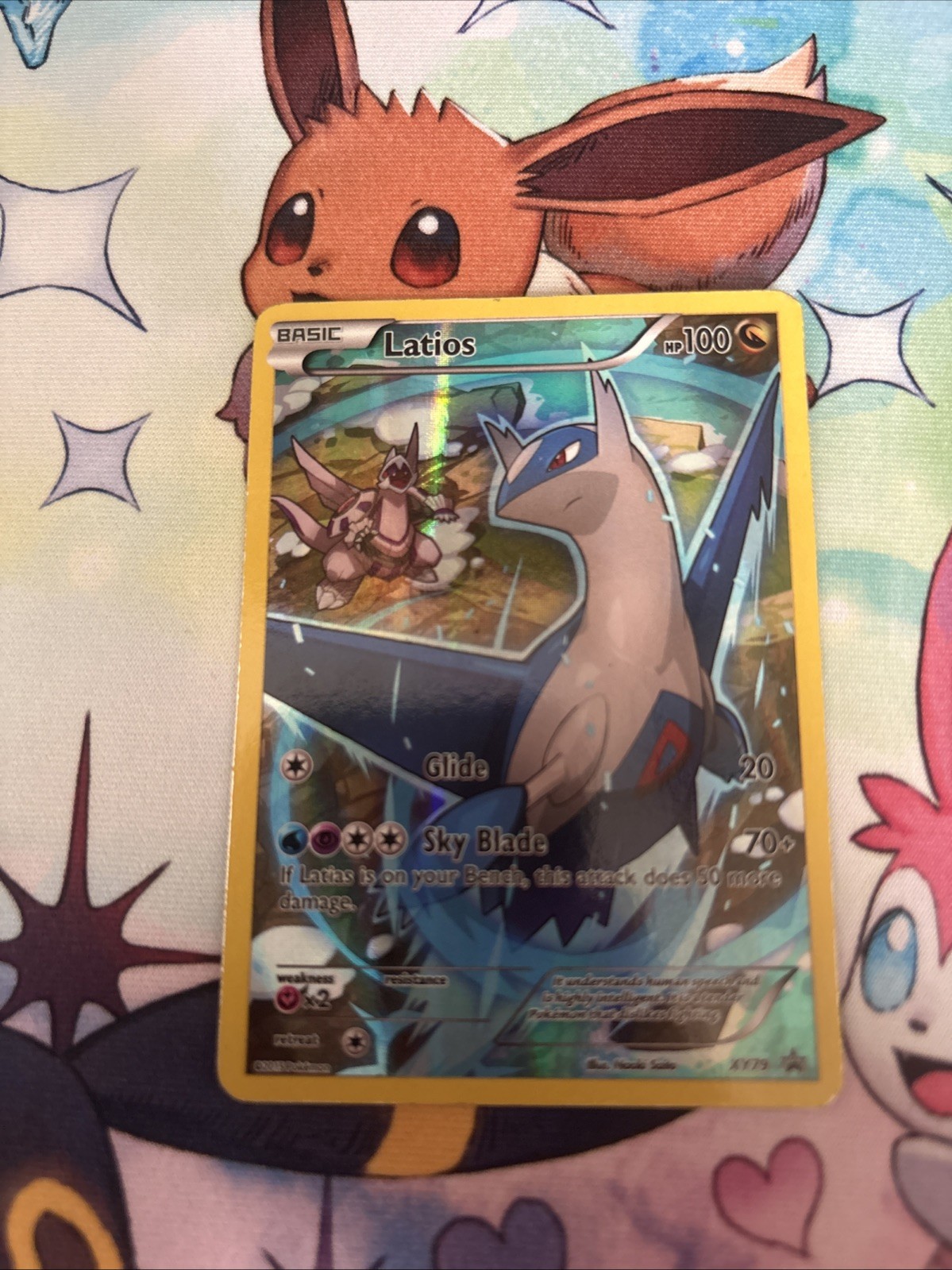 Pokémon TCG Latios XY79 XY Black Star Promo Full Art Ultra Rare Holo