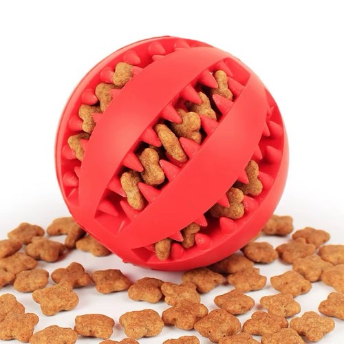 6 PEZZI PALLINA GIOCO PER CANI E GATTI palla interattiva e masticare per cani - Foto 2 di 9