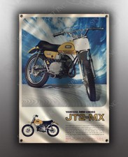 VINTAGE YAMAHA MINI-CROSS JT2-MX MOTORCYCLE BANNER