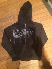 Element boys girls kids grey sweatshirt hoody size large l