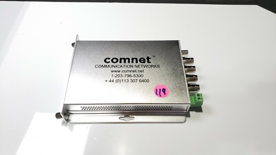 COMNET FVT401 4-CHANNEL 10-BIT DIGITALLY ENCODED SHORT-HAUL VIDEO MULTIPLEXER