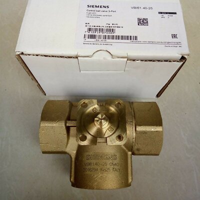 ONE New SIEMENS VBI61.40-25 Threaded Water Pipe Valve FAST SHIP