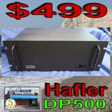 Hafler Dh-500 Stereo Power Amplifier + Shipp Box- Bench Checked, Cleaned, Tested