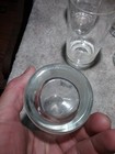Set of 5 Clear Etched Water/Juice Glasses - Holds 12 Ounces - Good Condition — photo 4