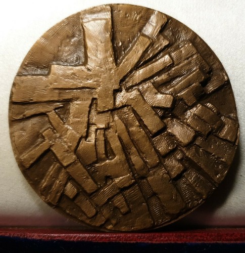 1968 medalla de arte francesa irlandesa Bernard Shaw 68 mm literatura Nobel Irlanda  - Imagen 1 de 2