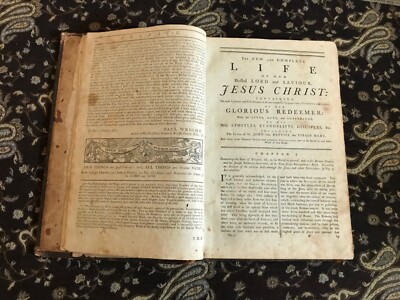 1783 The New and Complete Life of Our Blessed Lord and Saviour Jesus Christ | eBay