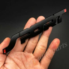 3D Black Metal Sport Racing  Car Trunk Fender Emblem Badge Decals Sticker.