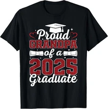 Proud Grandpa of A 2025 Graduate Class of 2025 Unisex T-Shirt