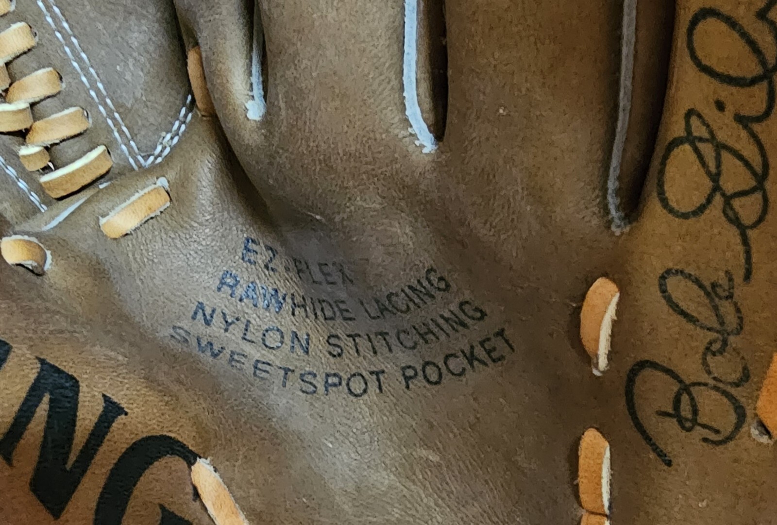 Vintage Spalding Baseball Glove Bob Gibson Advisory Staff 423205 10.5
