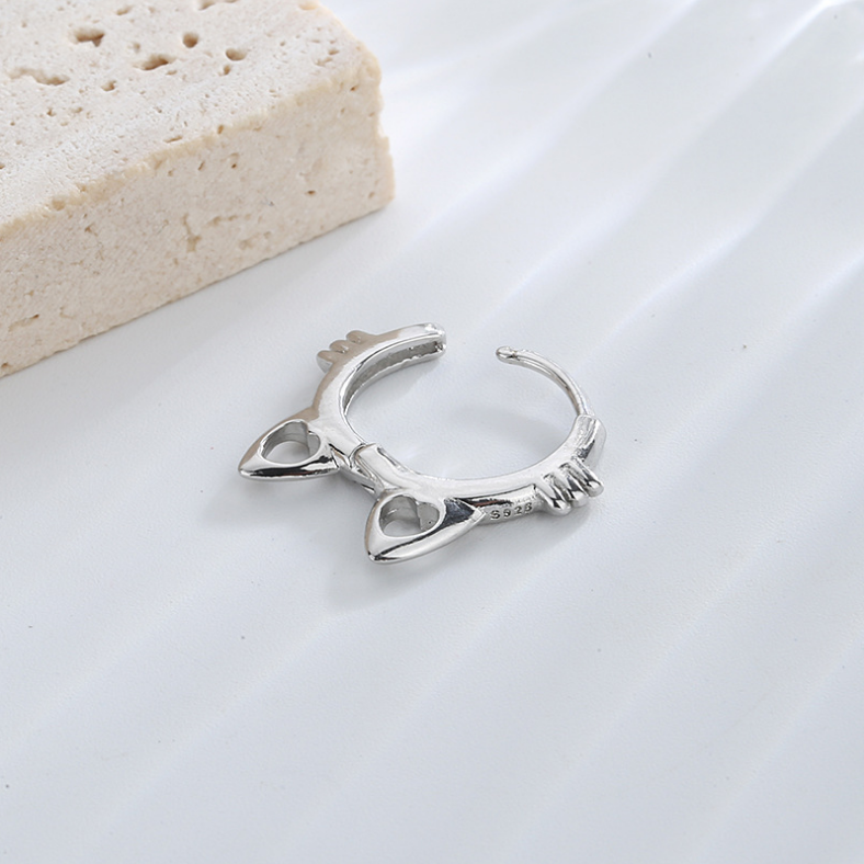 Disegno Realistico Di Un Gatto Bella Faccia Di Gatto Grigio Realistico - Foto 3