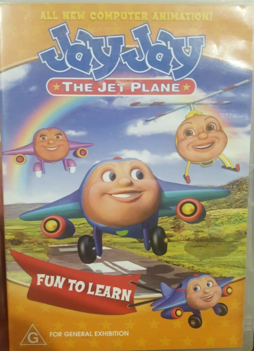 JAY JAY THE JET PLANE FUN TO LEARN RARE DVD BRITISH CHILDREN'S TV