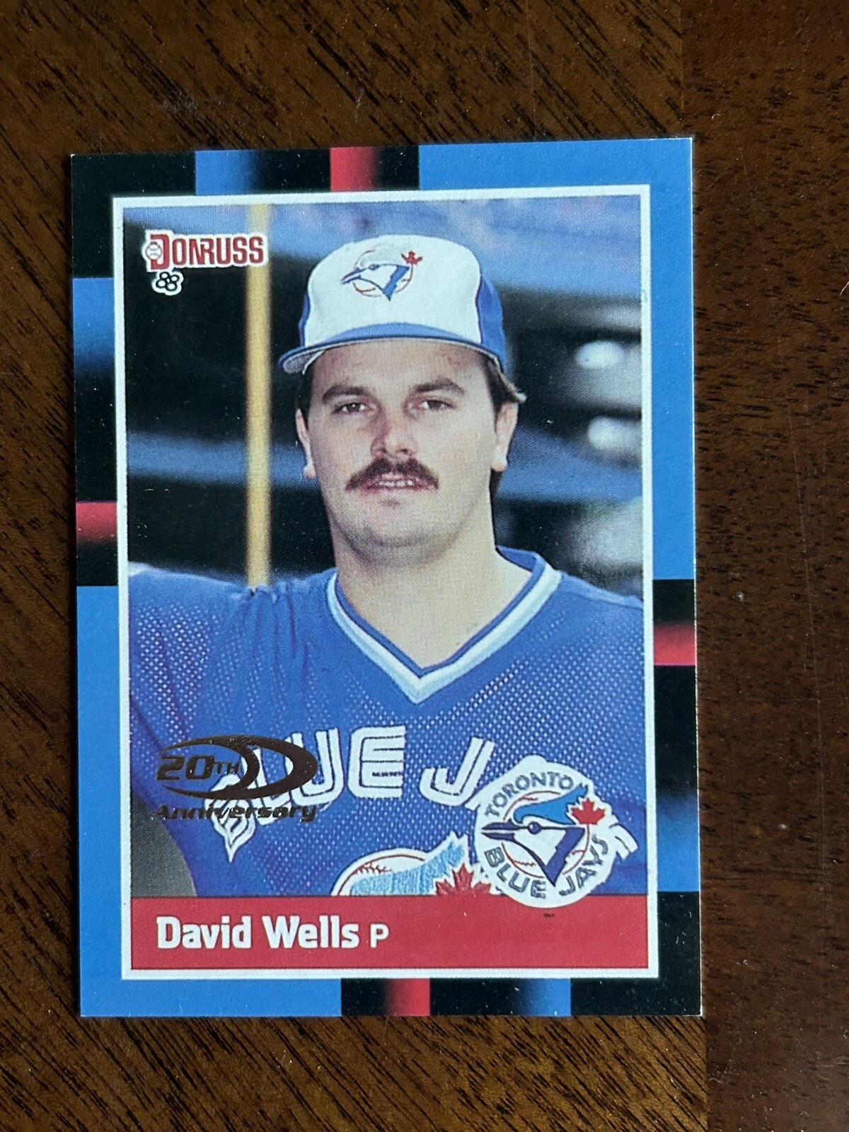 2001 Donruss 20th Anniversary Rookie Reprints RR24 David Wells #/1988