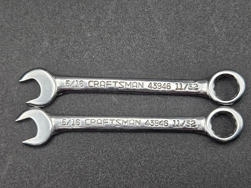 Craftsman Wrenches Metric Ignition Small Combination SAE 16 Pieces 43941-948 - Foto 5 di 17