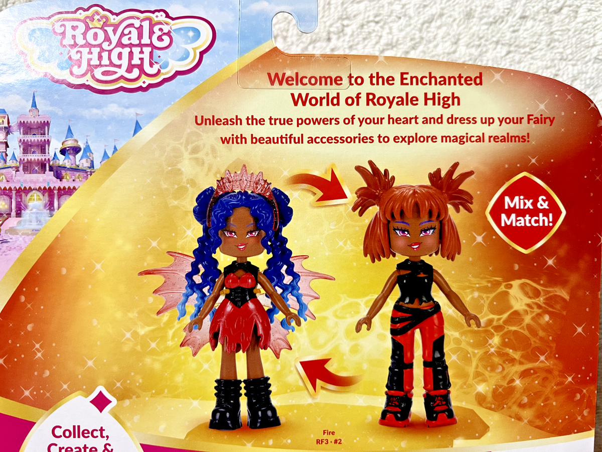 ROYAL HIGH FIRE FAIRY INCLUDES EXCLUSIVE VIRTUAL ITEM CODE **NEW**