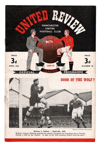 Manchester United v Portsmouth – Division 1 – 15/4/1950 - 第 1/2 張圖片