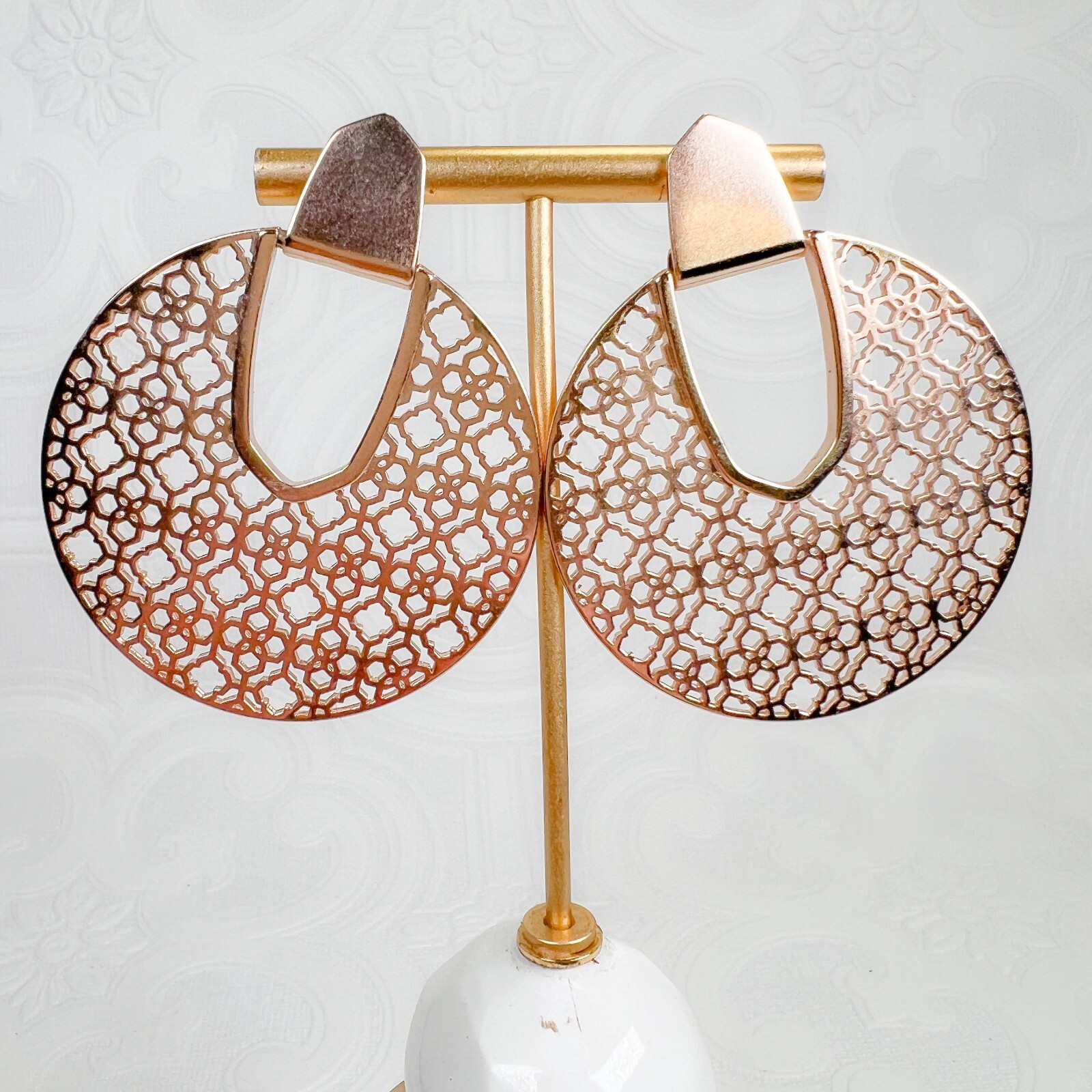 Kendra Scott Large Doorknocker Statement Earrings… - image 3