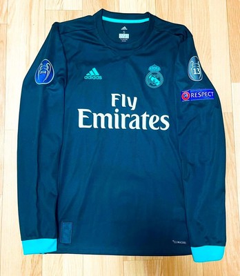 新品正規品Real Madrid Ronaldo 7 ユニフォーム Ronaldo #7 Real Madrid Jersey 2017-2018 UEF A Retro Long
