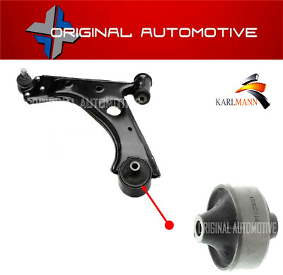 E-Approved Front Lower Wishbone Arms (Pair) For Vauxhall Corsa D 2006-2014 - With Ball Joint & Bushes