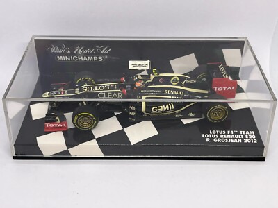 Miniature Minichamps 1/43 Lotus E20 F1 2012 #10 - Romain Grosjean - Excellent état
