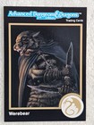 AD&D Werebear Gold Border Trading Card #274 Dungeon & Dragons 1991 NM