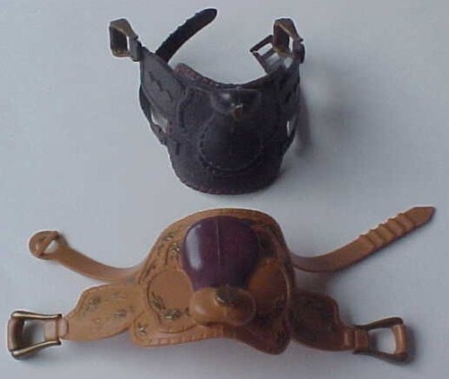 Saddle Western + toy Saddle 1980s