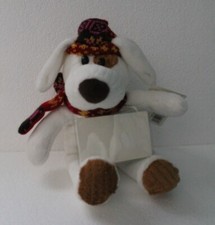 Collectible Animal Alley Dog with Knit Hat 10" Plush BRAND NEW