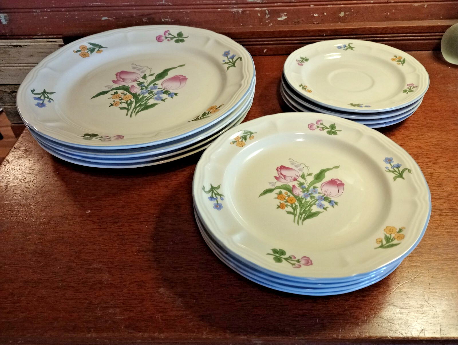 ~ Dinner, Salad, Saucers