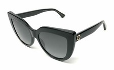 Gucci GG0164S Cat-Eye Sunglasses - Black/Grey Gradient for sale online |  eBay