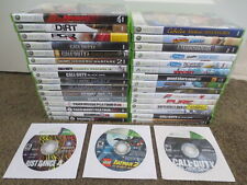 Bundle of 34 Microsoft Xbox 360 Games: Call of Duty+Dirt+Burnout+ bundle AS-IS