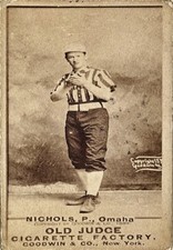 CHARLES KID NICHOLS BASEBALL CARD *2X3 FRIDGE MAGNET* CARDINALS PHILLIES PITCHER