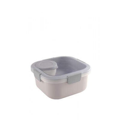 Sunware Sigma Home 3-teiliges Lunchpaket -17,7x17,7x8,7cm - pink/hellgrau