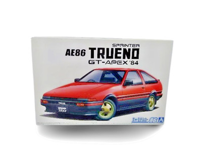 Aoshima No.86 Toyota AE86 Sprinter Trueno GT-APEX 1984 Maßstab 1:24 Modellbau...