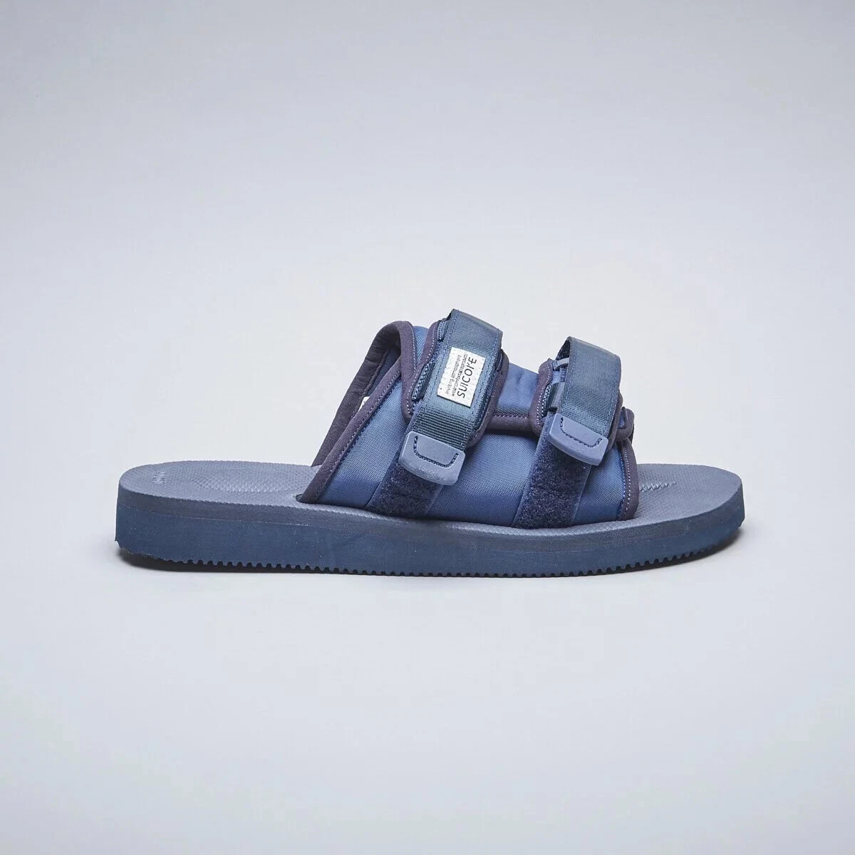 SUICOKE MOTO-Cab OG-056Cab Navy Blue Slides Sandals Slippers