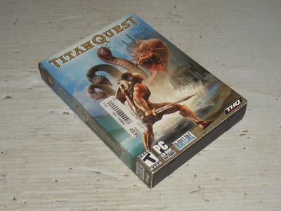 Titan Quest PC Game Action RPG 5 Disc COMPLETE With Map, Manual & Game Key