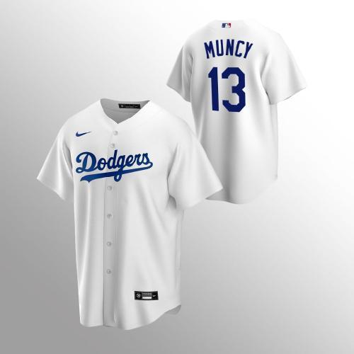 Max Muncy Dodgers Men's Jersey White - All Stitched | eBay