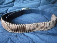 Brown Leather Belt Womens Size S Pre Owned