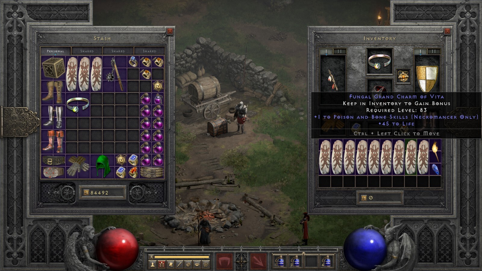 Diablo 2 Resurrected GODLY PVP FPK TPK Necromancer many Perfect items